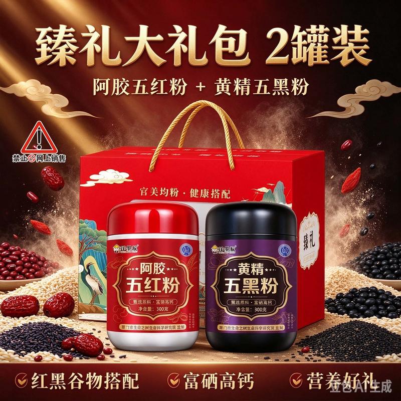 臻礼大礼包五红粉+五黑粉