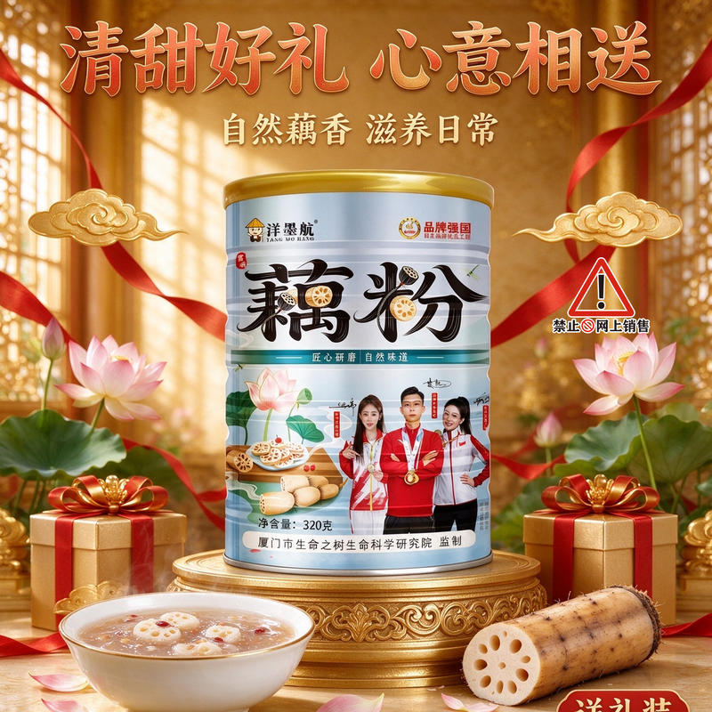 臻礼大礼包藕粉2罐装