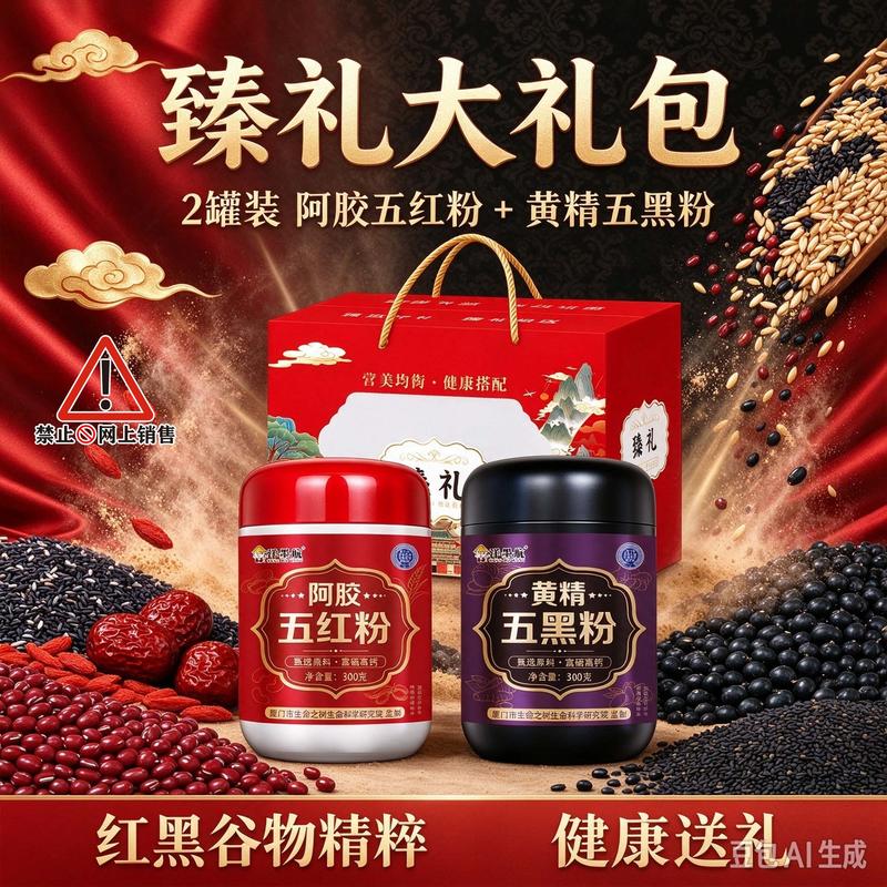 臻礼大礼包五红粉+五黑粉