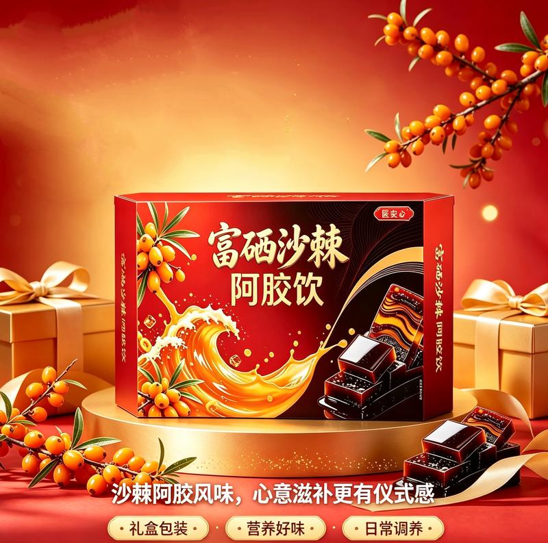 富硒沙棘阿胶饮