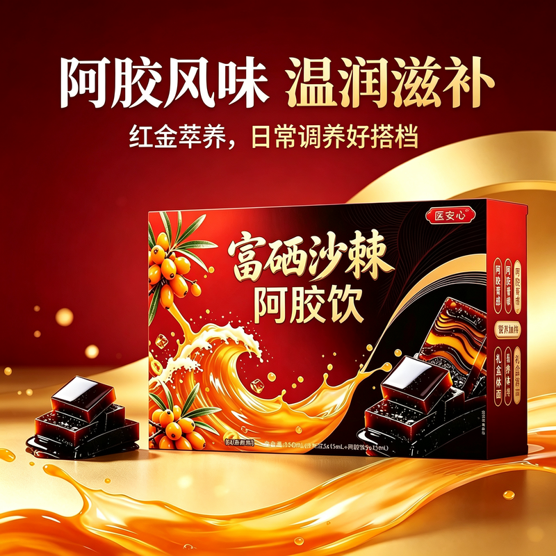 富硒沙棘阿胶饮